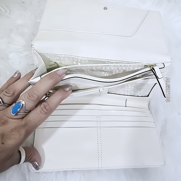 Kate Spade Gray Leather Large Wallet - Picture 11 of 16